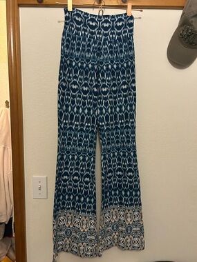 Earth bound blue boho pants